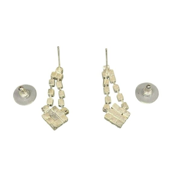 Clear Rhinestone Necklace & Earring Set For Women - Picture 4 of 10